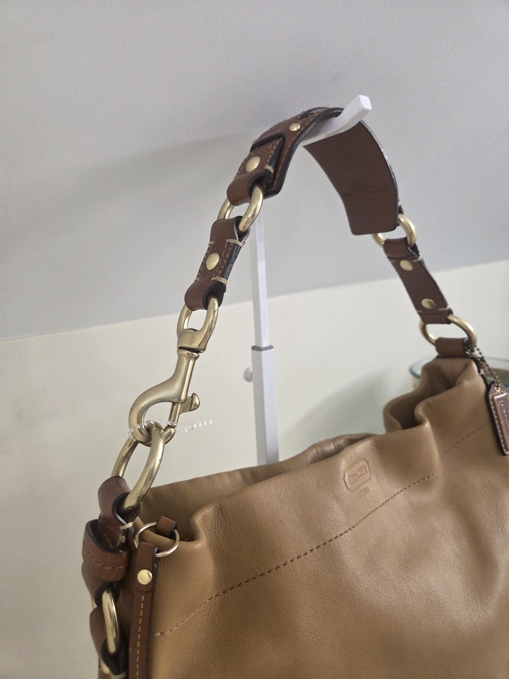 Coach Vintage Y2K Carly Hobo Leather Shoulder Bag - Picture 7 of 16